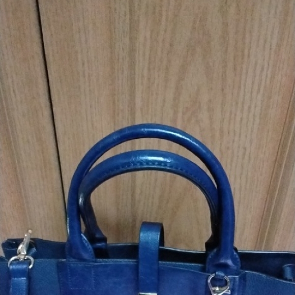 Mia K Collection Navy Blue Handbag and Wallet Set - Picture 6 of 13